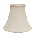 Estallar 12 in. White Premium Bell Monay Shantung Lampshade ES3099540